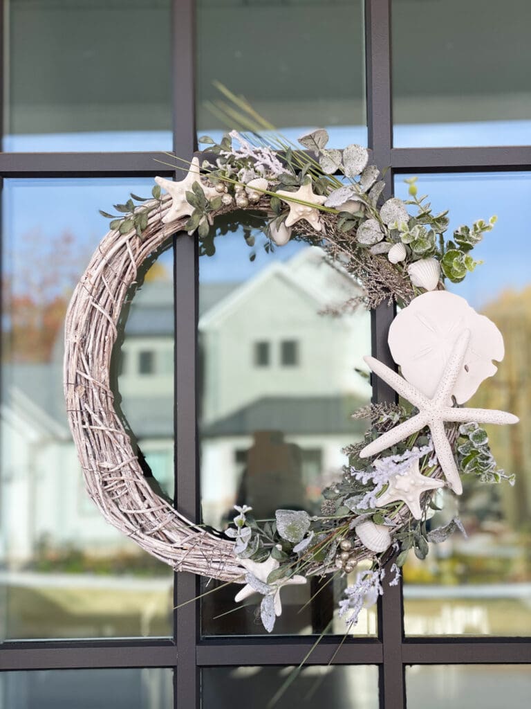 How to Make a Coastal Holiday Wreath