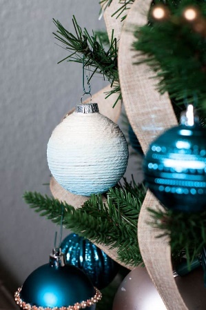 white rope DIY ornament