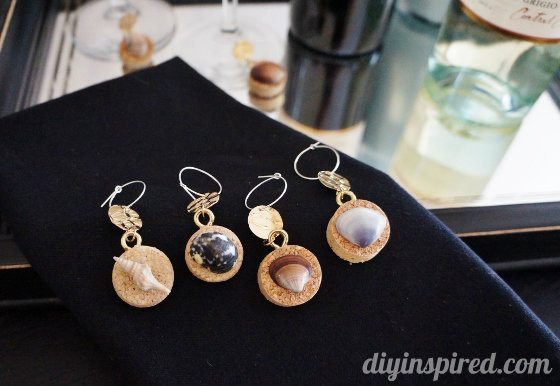 DIY gift handmade wine charms